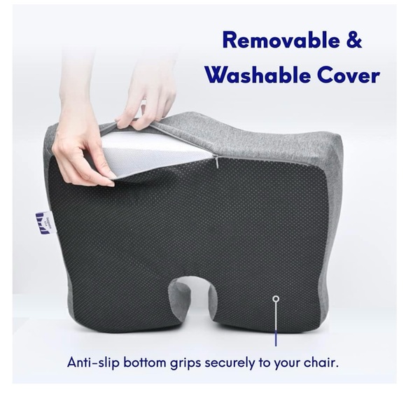 Relief Seat Cushion for Long Sitting Hours on Office & Home Chair - Picture 6 of 8